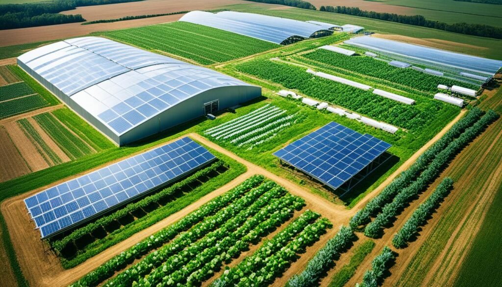 Sustainable agriculture in organic greenhouse farming